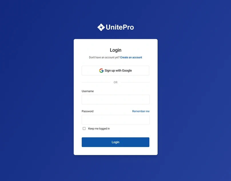 UnitePro Mobile App